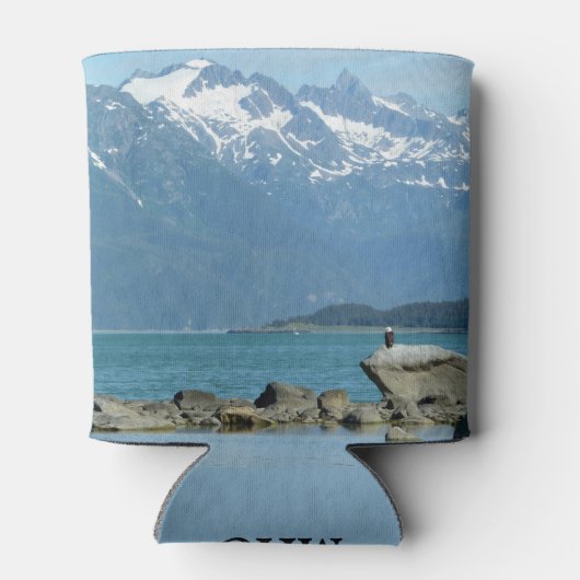 Bald Eagle in Skagway Alaska Blikjeskoeler (Achterkant)