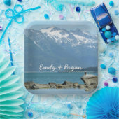 Bald Eagle in Skagway Alaska Papieren Bordje (Feest)