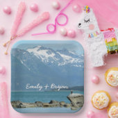 Bald Eagle in Skagway Alaska Papieren Bordje (Feest)