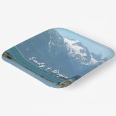 Bald Eagle in Skagway Alaska Papieren Bordje (Gebogen)