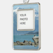 Bald Eagle in Skagway Alaska Verzilverd Omlijst Ornament (Links)