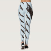 Bald Eagle in vlucht Leggings (Achterkant)