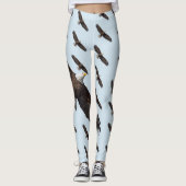 Bald Eagle in vlucht Leggings (Voorkant)