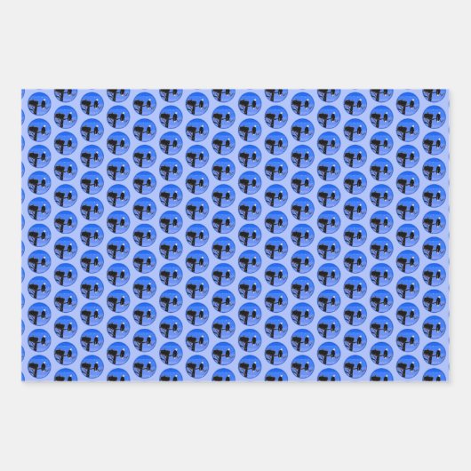 Bald Eagle in Winter - Originele Wilde Kunst Inpakpapier Vel (Voorkant)