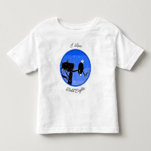 Bald Eagle in Winter - Originele Wilde Kunst Kinder Shirts