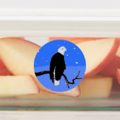 Bald Eagle in Winter - Originele Wilde Kunst Labels (Aangebracht)