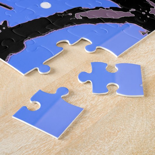 Bald Eagle in Winter - Originele Wilde Kunst Legpuzzel (Zijkant)