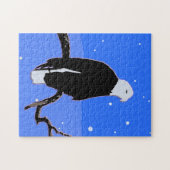 Bald Eagle in Winter - Originele Wilde Kunst Legpuzzel (Horizontaal)