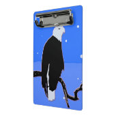 Bald Eagle in Winter - Originele Wilde Kunst Mini Klembord (Angled2)