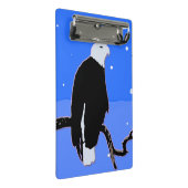 Bald Eagle in Winter - Originele Wilde Kunst Mini Klembord (Schuin)