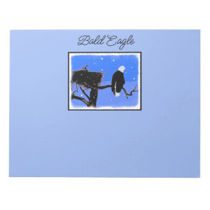 Bald Eagle in Winter - Originele Wilde Kunst Notitieblok