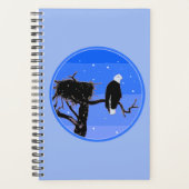 Bald Eagle in Winter - Originele Wilde Kunst Planner (Voorkant)