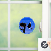 Bald Eagle in Winter - Originele Wilde Kunst Raamsticker (Huis)