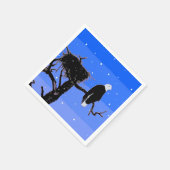 Bald Eagle in Winter - Originele Wilde Kunst Servetten (Hoek)