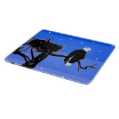 Bald Eagle in Winter - Originele Wilde Kunst Snijplank (Hoek)