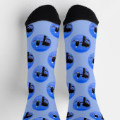 Bald Eagle in Winter - Originele Wilde Kunst Sokken (Top)