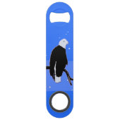 Bald Eagle in Winter - Originele Wilde Kunst Speed Flessenopener (Voorkant)