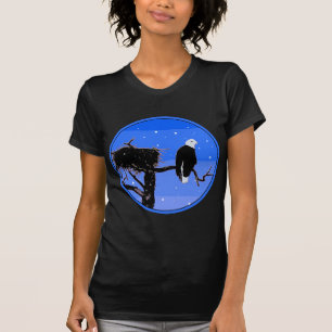 Bald Eagle in Winter - Originele Wilde Kunst T-shirt