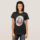 Bald Eagle Japanese Cherry Blossom Sakura Wildlife T-shirt (Voorkant volledig)