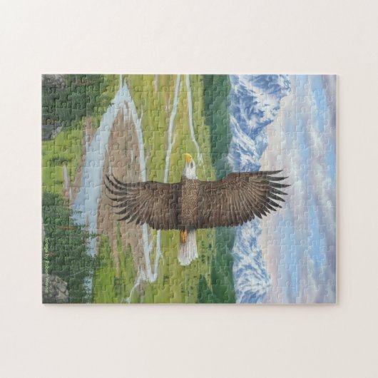 Bald Eagle Jigzaag Puzzle Legpuzzel (Horizontaal)