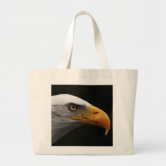 Bald Eagle jtcnm Grote Tote Bag (Voorkant)
