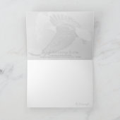 Bald Eagle kaart met inspirerend quote (Binnen)