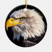 Bald Eagle Keramisch Ornament (Voorkant)