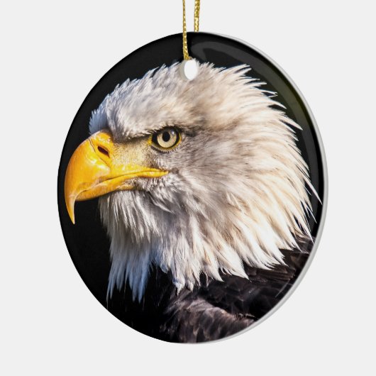 Bald Eagle Keramisch Ornament (Links)