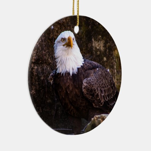 Bald Eagle Keramisch Ornament (Rechts)