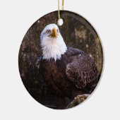 Bald Eagle Keramisch Ornament (Links)