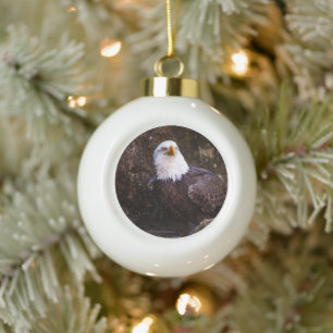Bald Eagle Keramische Bal Ornament