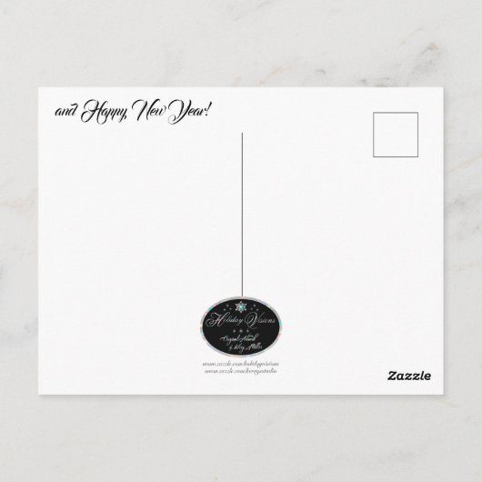 Bald Eagle-kerstBriefkaart Briefkaart (Achterkant)