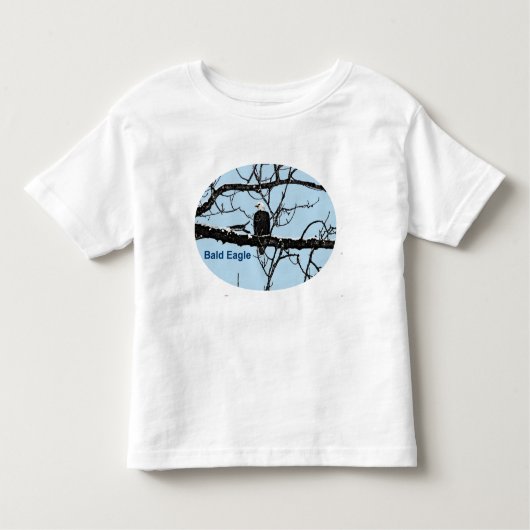 Bald Eagle Kinder Shirts (Voorkant)