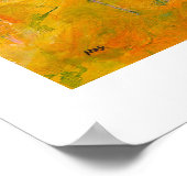 Bald eagle kleurrijke moderne kunstmacht poster (Hoek)