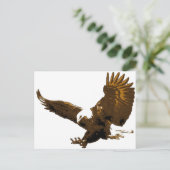 Bald Eagle Landing Briefkaart (Staand voorkant)