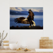 Bald Eagle Landing poster (Keuken)