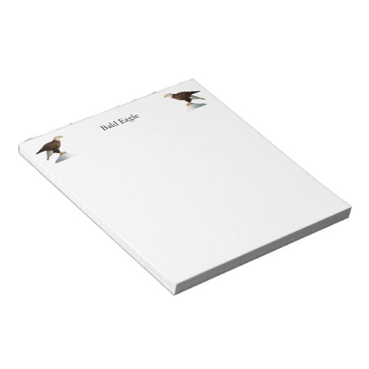 Bald Eagle-laptop Notitieblok (Schuin)