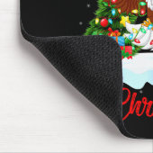 Bald Eagle Lover Xmas Lighting Santa Bald Eagle Ch Muismat (Hoek)