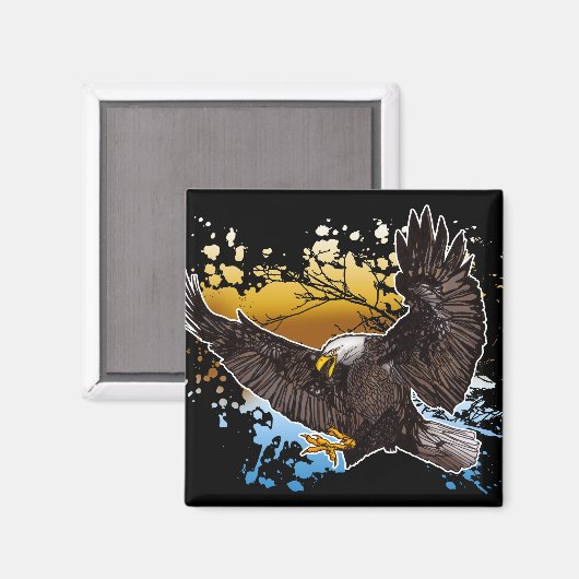 Bald Eagle Magneet (Voorkant / Achterkant)