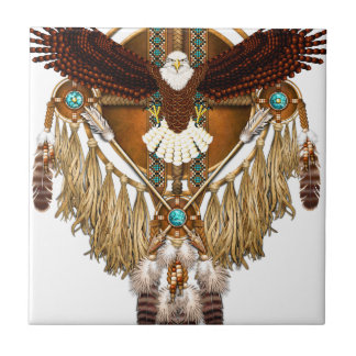 Bald Eagle Mandala - herzien Tegeltje