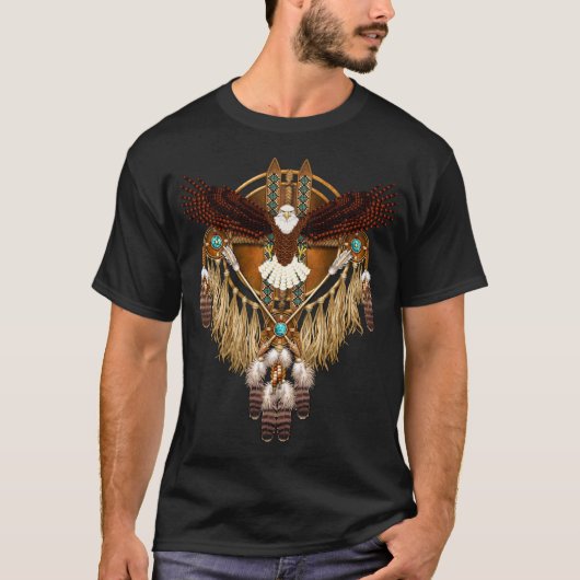 Bald Eagle Mandala T-shirt (Voorkant)