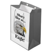 Bald Eagle Medium Cadeauzakje (Voorkant Gekanteld)