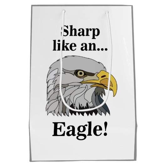Bald Eagle Medium Cadeauzakje (Achterkant)