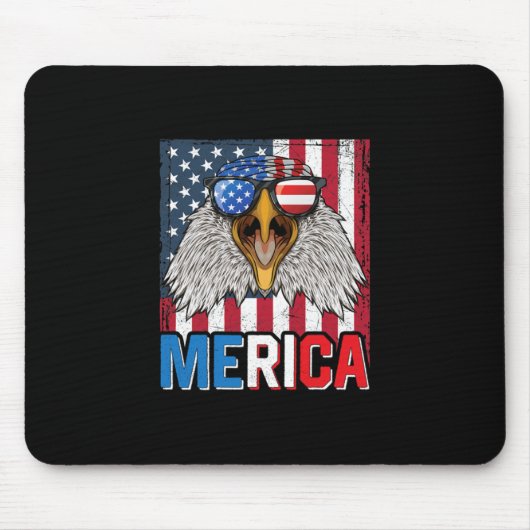 Bald Eagle Merica, 4 juli Muismat (Voorkant)