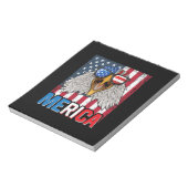 Bald Eagle Merica, 4 juli Notitieblok (Linkerzijde)