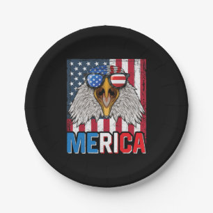 Bald Eagle Merica, 4 juli Papieren Bordje