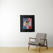 Bald Eagle Merica, 4 juli Wandkleed (In situ)