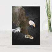 Bald Eagle met Afstuderen Diploma Kaart (Voorkant)