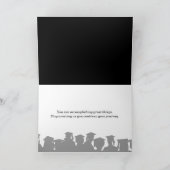 Bald Eagle met Afstuderen Diploma Kaart (Binnen)