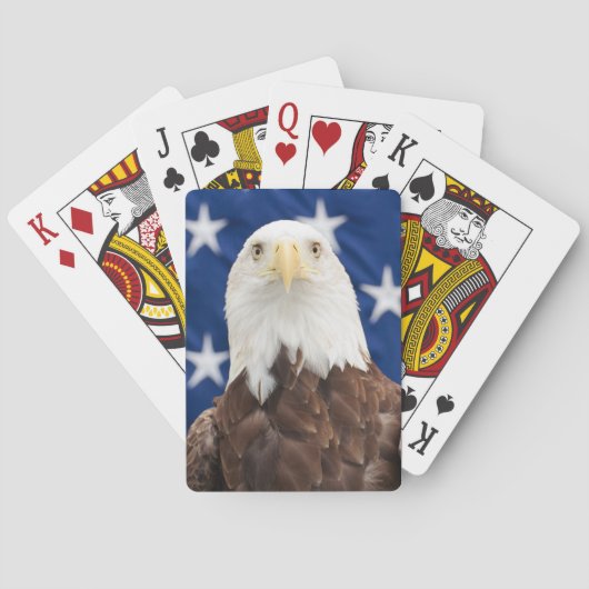 Bald Eagle met de sterren Pokerkaarten (Achterkant)